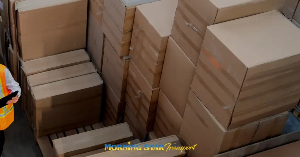 Freight in container